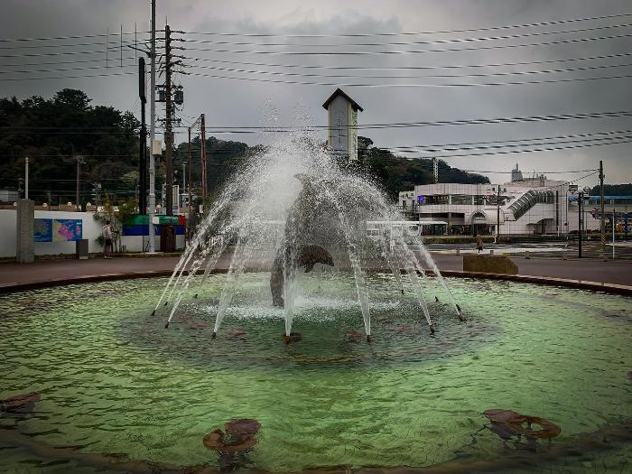 ドルフィン公園の噴水