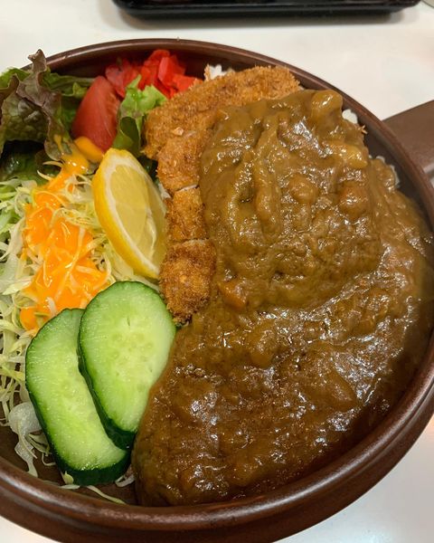 パンダが18のカツカレー