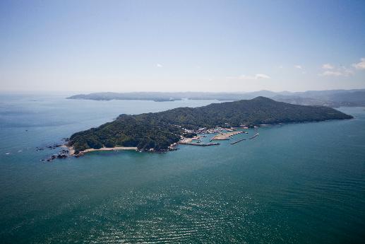 菅島の航空写真