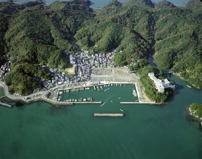 小浜漁港の俯瞰写真