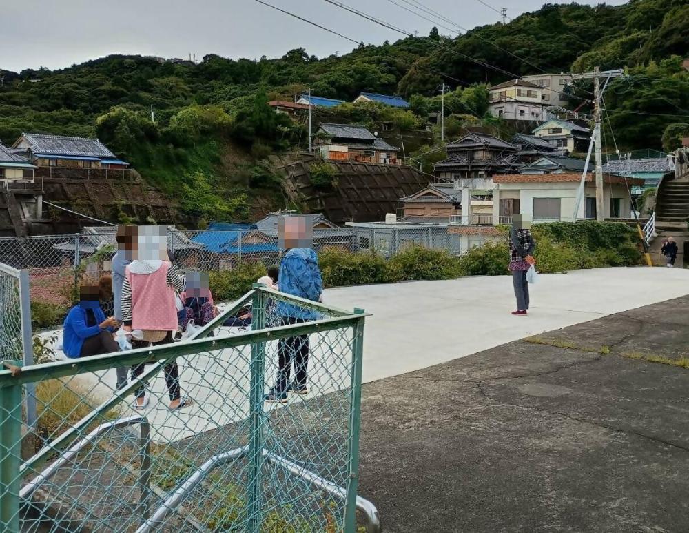 津波避難訓練（石鏡）