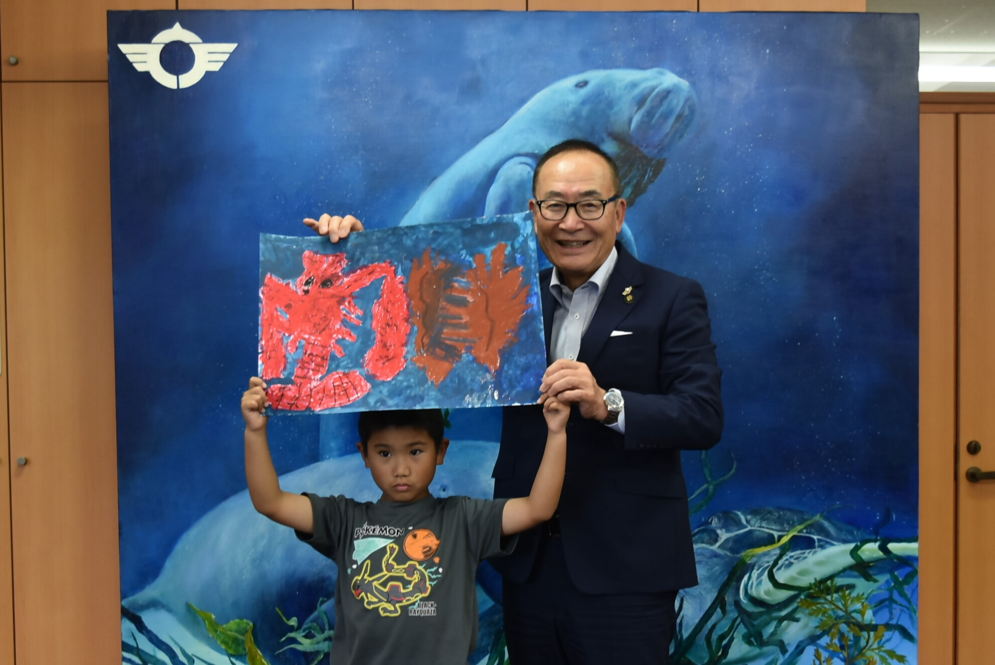 全国海の子絵画展で入賞！